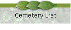 Cemetery List